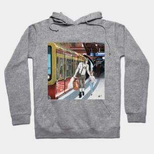 German Elf Family Clothes Shopping Realistic Art Hoodie